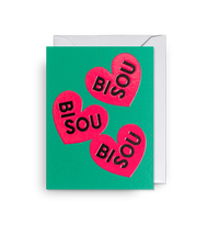 Bisou Love Hearts | Cozy | Mini Card